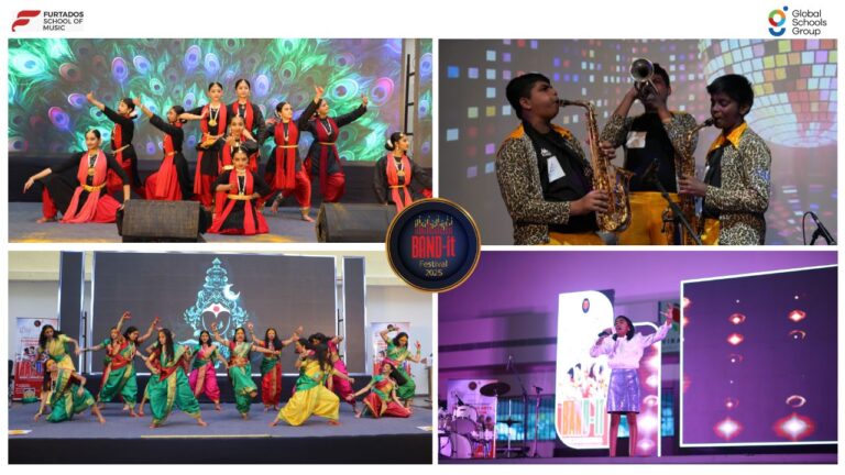 Band-It 2025 Regional Rounds Spotlight India’s Next Generation of Performing Artists The regional rounds of Band-It 2025, India’s largest inter-school performing arts competition, concluded successfully across the country, bringing together thousands of young performers in a vibrant celebration of talent, creativity, and confidence. With enthusiastic participation from students and schools nationwide, the event reaffirmed the growing importance of performing arts in holistic education. Conducted across 11 major cities — Bangalore, Ahmedabad, Kolkata, Madurai, Pune, Mumbai, Chennai, Nagpur, Noida, Hyderabad, and Udaipur — Band-It 2025 witnessed participation from over 400 schools and more than 5,000 student performers. Each regional round transformed into a high-energy showcase, reflecting the diversity and depth of India’s emerging student talent. The stages came alive with an impressive range of performances, including powerful vocal acts, technically accomplished instrumental showcases, energetic dance routines, and expressive speech and drama presentations. Beyond competition, the regional rounds encouraged teamwork, discipline, and artistic expression, offering students a professionally curated platform to build confidence and stage presence. A Platform Rooted in Legacy and Purpose Band-It is an initiative of Furtados School of Music (FSM), an institution with a legacy spanning over 160 years in India’s music and performing arts education landscape. Founded in 1865, Furtados has grown from a single heritage music store into a nationwide leader in music education, performance platforms, and digital learning solutions. Originally launched as a music competition, Band-It has evolved into a comprehensive inter-school performing arts festival, expanding to include Dance and Speech & Drama alongside vocal and instrumental music. This growth reflects FSM’s belief that every child deserves a stage to explore and express their creative potential. Strengthening Impact Through Global Schools Group Partnership The 2025 edition of Band-It marked a significant milestone with Global Schools Group (GSG) joining as the Official Partner. As one of the world’s leading education networks with over 60 schools across 11 countries, GSG’s involvement helped expand the reach and influence of the competition across India. Several GSG institutions, including Witty International, Glendale, and Global Indian International School (GIIS), also served as Venue Partners, providing state-of-the-art auditoriums and campuses. Their support ensured a high-quality experience for students, parents, and educators, reinforcing GSG’s commitment to holistic education that balances academics with arts and experiential learning. Visionary Leadership and Enduring Support The continued growth of Band-It is guided by the leadership of Dharini Upadhyaya and Tanuja Gomes, Co-CEOs and Co-Founders of Furtados School of Music. Their vision of integrating structured learning with meaningful performance opportunities has shaped Band-It into a nationally recognised platform for young performers. The initiative is further strengthened by the support of Anthony Gomes and Joseph Gomes, who carry forward the Furtados legacy and ensure the platform’s sustained growth, quality, and national reach. As Band-It 2025 moves closer to its Grand Finale, the regional rounds stand as a powerful testament to the confidence, creativity, and potential of India’s young performers. Band-It continues to celebrate not just artistic excellence, but the dreams and aspirations of the stars of tomorrow.